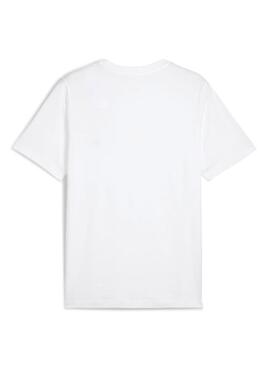 Camiseta Puma Wardrobe blanco para hombre