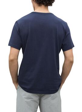 Camiseta Ecoalf Almera marino para hombre