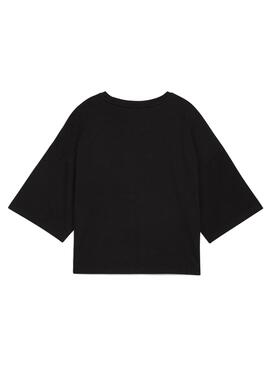 Camiseta Puma Leo Luxe negro para mujer