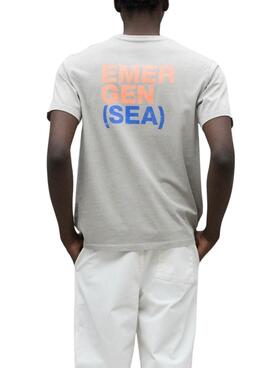 Camiseta Ecoalf Emer gris para hombre