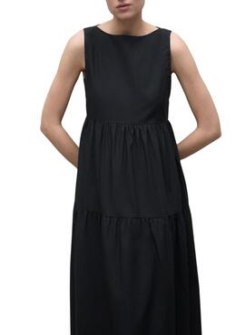 Vestido Ecoalf Bossa negro para mujer