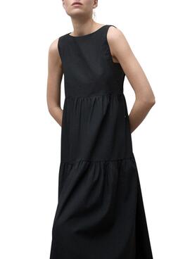 Vestido Ecoalf Bossa negro para mujer