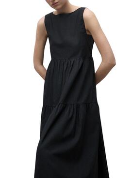 Vestido Ecoalf Bossa negro para mujer