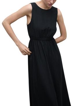 Vestido Ecoalf Karl negro para Mujer