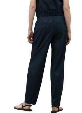 Pantalones Ecoalf Ripoll marino para mujer