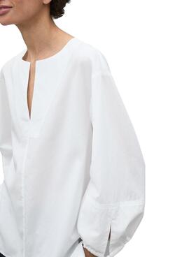 Camisa Ecoalf Jena blanco para mujer