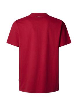 Camiseta Pepe Jeans Daxton rojo para hombre