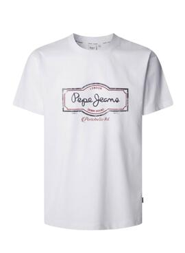 Camiseta Pepe Jeans Daxton blanco para hombre