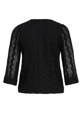 Blusa Vila Vilumena negro para mujer