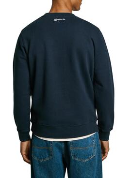 Sudadera Pepe Jeans Daxton marino para hombre