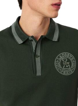 Polo Lacoste L.12.12 Paris regular verde para hombre