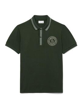 Polo Lacoste L.12.12 Paris regular verde para hombre