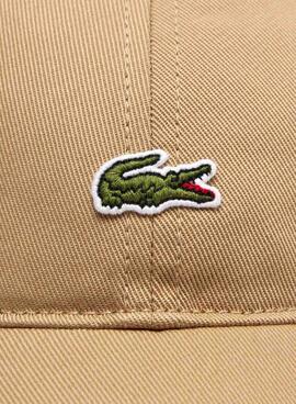 Gorra Lacoste logo tostado para hombre y mujer