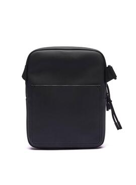 Bolso Lacoste Flat bandolera negro para hombre