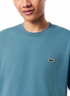 Camiseta Lacoste logo azul para hombre