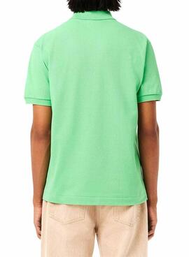 Polo Lacoste Piqué L.12.12 verde para hombre