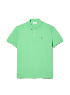 Polo Lacoste Piqué L.12.12 verde para hombre