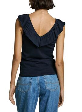 Top Pepe Jeans Millie marino para mujer