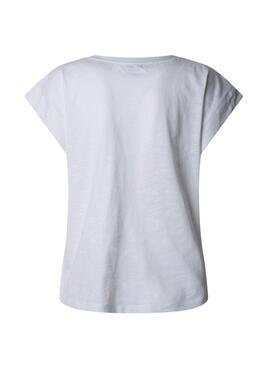 Camiseta Pepe Jeans Rolene blanco para mujer