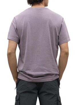 Camiseta Ecoalf Min morado para hombre