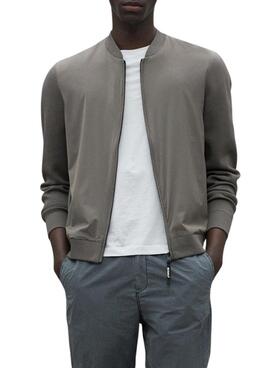 Chaqueta Ecoalf Kobus gris para hombre