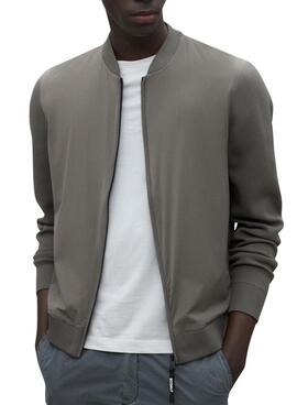 Chaqueta Ecoalf Kobus gris para hombre