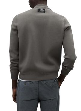 Chaqueta Ecoalf Kobus gris para hombre