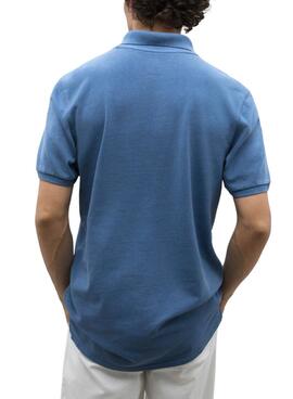 Polo Ecoalf Ted azul para hombre