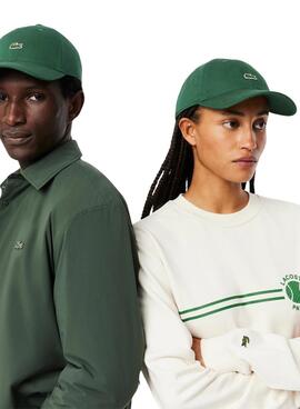 Gorra Lacoste logo verde para hombre y mujer