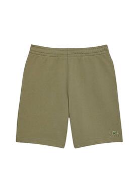 Bermuda Lacoste algodón verde para hombre