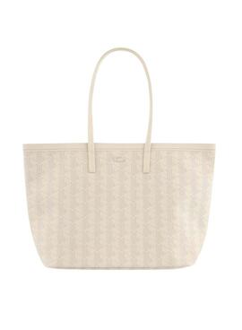 Bolso Lacoste  tote Zely con cartera beige para mujer