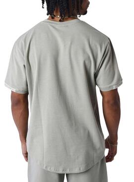 Camiseta Project X Paris logo frontal gris para hombre