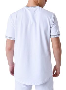 Camiseta Project X Paris logo bordado blanco para hombre