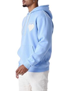 Sudadera Project X Paris Coeur azul para hombre