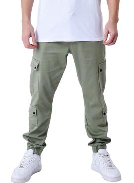 Pantalón Project X Paris cargo verde para hombre