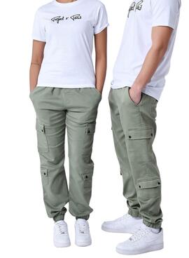 Pantalón Project X Paris cargo verde para hombre