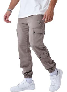 Pantalón Project X Paris cargo marrón para hombre