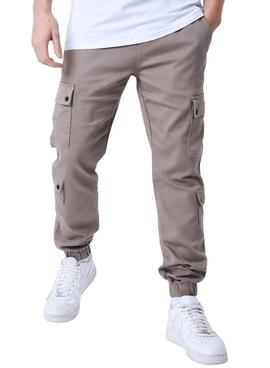 Pantalón Project X Paris cargo marrón para hombre