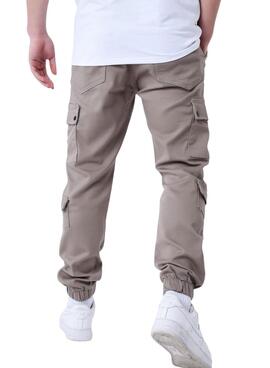 Pantalón Project X Paris cargo marrón para hombre