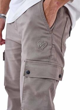 Pantalón Project X Paris cargo marrón para hombre