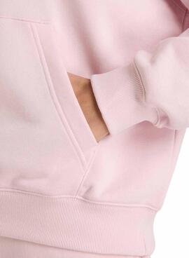 Sudadera New Balance Basic rosa para mujer