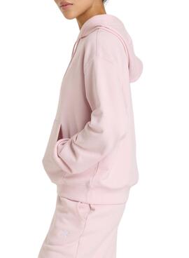 Sudadera New Balance Basic rosa para mujer