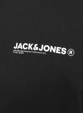 Camiseta Jack and Jones Hawaii negro para hombre