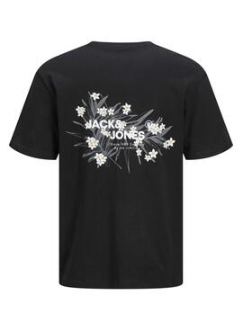 Camiseta Jack and Jones Hawaii negro para hombre