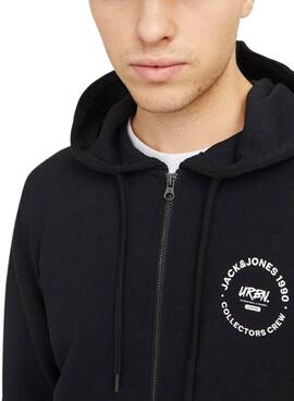 Sudadera Jack and Jones Simon negro para hombre