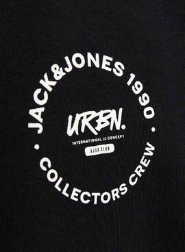 Sudadera Jack and Jones Simon negro para hombre