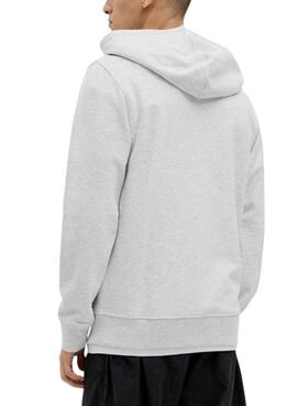 Sudadera Jack and Jones Simon blanco para hombre