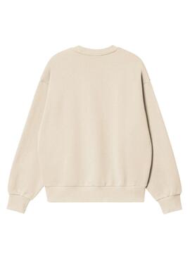 Sudadera Carhartt Casey beige para mujer