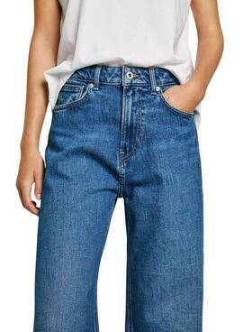 Pantalón Vaquero Pepe Jeans Lexa azul para mujer