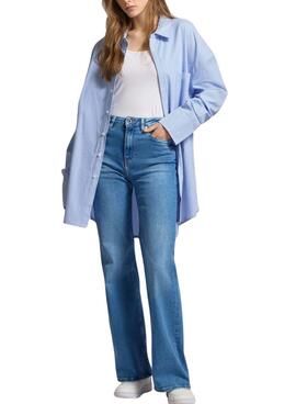 Pantalón Vaquero Pepe Jeans Flare azul para mujer